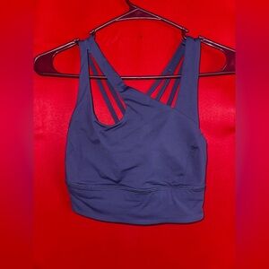 🍋Lululemon Women's Blue Strappy Sports Bra Size 2